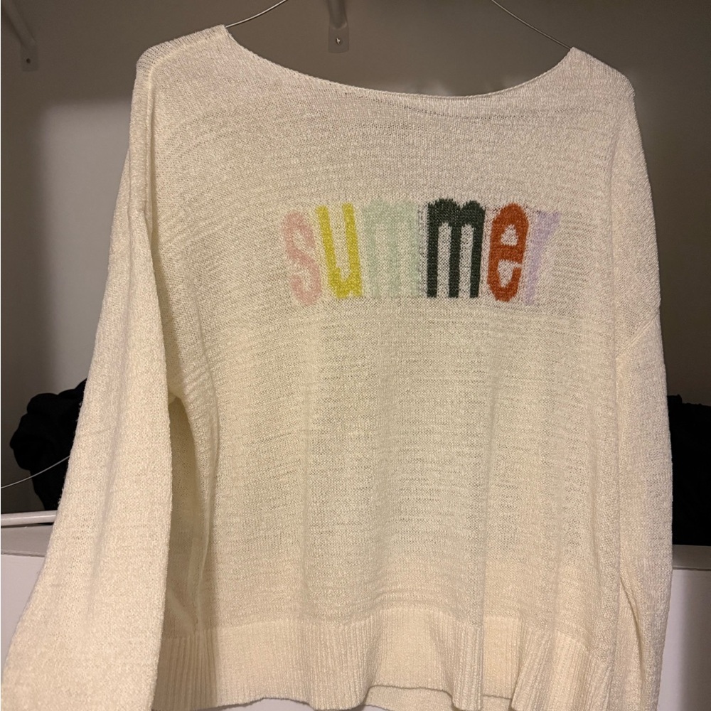 LOFT Cream Sweater